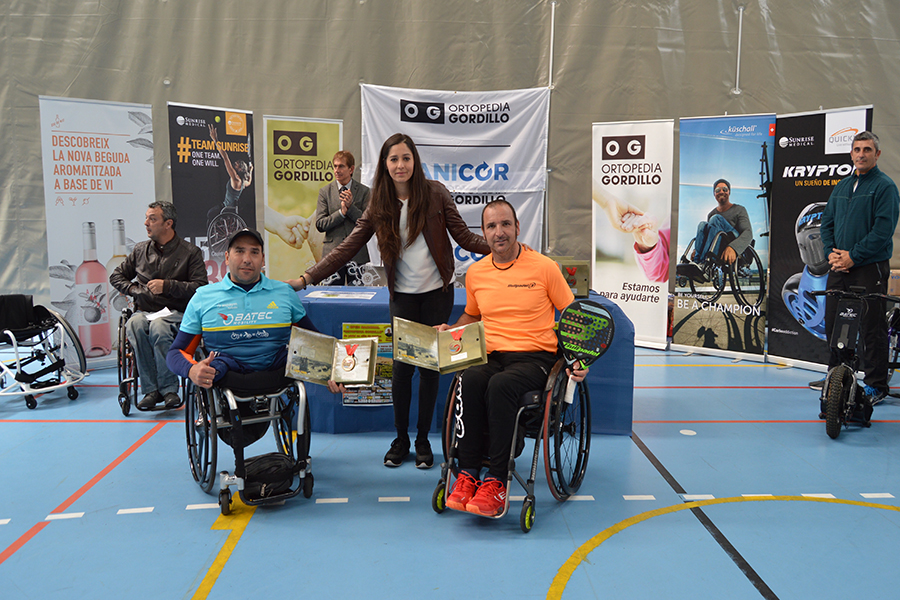 Edorta De Anta y Óscar Agea conquistan el II Open Nacional de Pádel en Silla de Ruedas Ortopedia Gordillo Playas de Punta Umbría