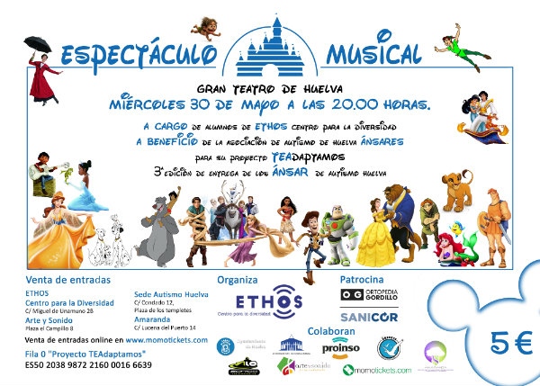 Ortopedia Gordillo patrocina un musical benéfico para dar visibilidad al autismo