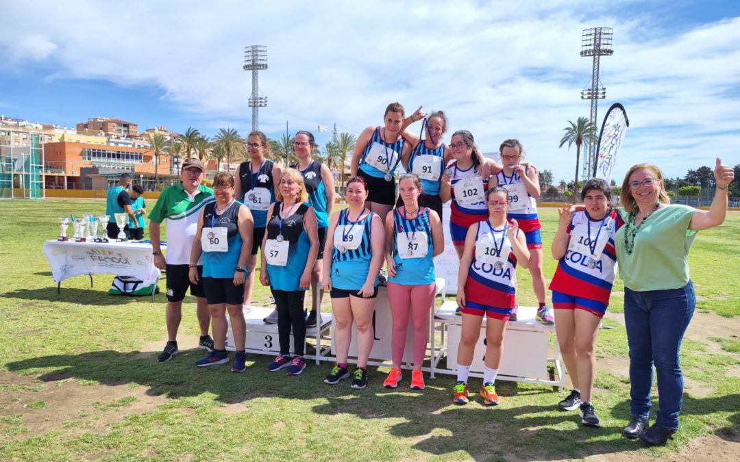 El CODA revalida el título de campeón absoluto de Andalucía de Atletismo Adaptado en Málaga