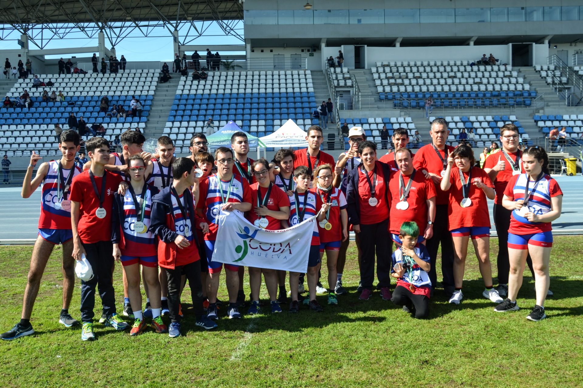 El CODA reedita en Huelva su título de Campeón de Andalucía de Atletismo Adaptado