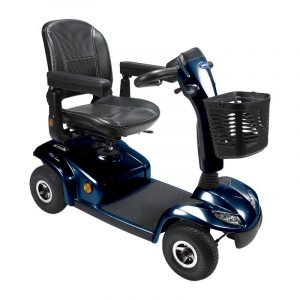 Imagen de producto de Scooter eléctrico INVACARE LEO para la página de productos en scooters eléctricos de Ortopedia Gordillo SANICOR